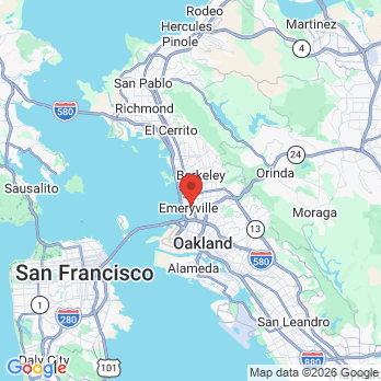 Map to Bryan D Haynes DDS: A Dental Corporation office in Emeryville, CA