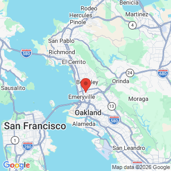 Map to Phillip H saddler DDS office in Berkeley, CA