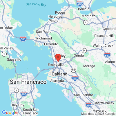Map to Phillip H saddler DDS office in Berkeley, CA