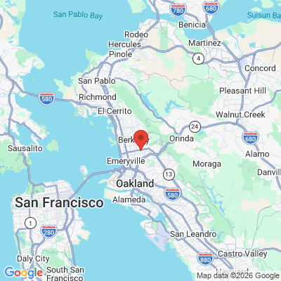 Map to Primary Teeth Pediatric Dentistry, Berkeley, CA - Dr. Evan Chang office in Berkeley, CA