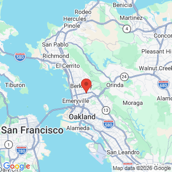 Map to Penelope S Yip DDS INC. office in Berkeley, CA
