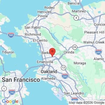 Map to Keith Chertok DDS office in Berkeley, CA