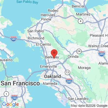 Map to Channing Dental office in Berkeley, CA