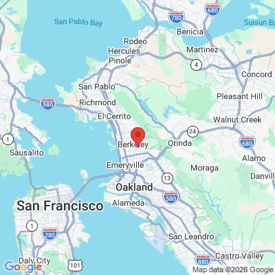 Map to Channing Dental office in Berkeley, CA