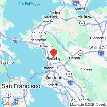 Map to Wolfgang Boeck DDS office in Berkeley, CA