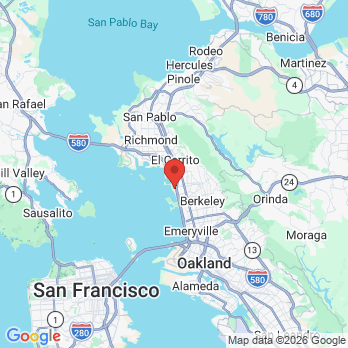 Map to California Thoroughbred Horsemen's Foundation, Inc. Medical/Dental Clinic office in Berkeley, CA