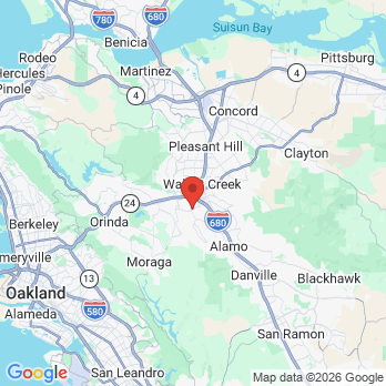 Map to Procopio Towle Dental Office office in Walnut Creek, CA