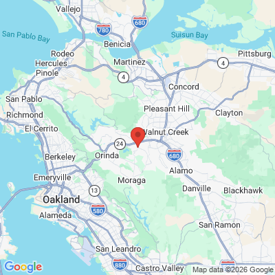 Map to  office in Lafayette, CA