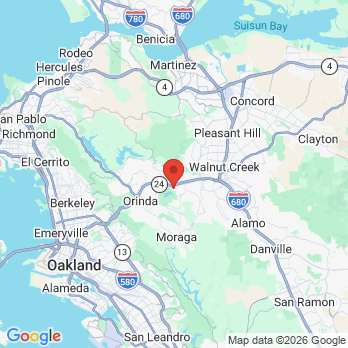 Map to Primary OfficDr Victoria Dillingham DDS office in Lafayette, CA