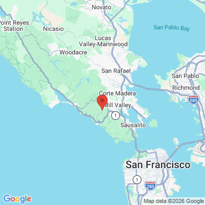 Map to  office in Mill Valley, CA