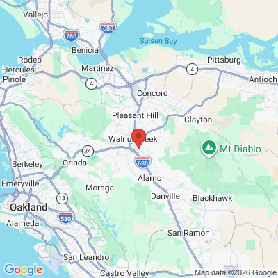Map to  office in Walnut Creek, CA