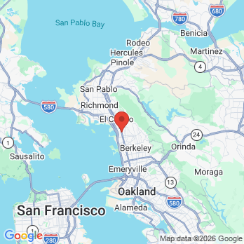 Map to Estes Orthodontics office in Albany, CA