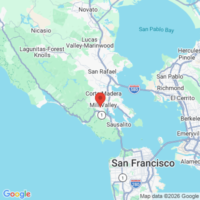 Map to Primary Office office in Mill Valley, CA