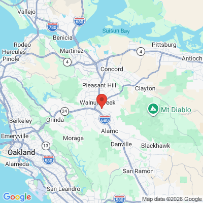 Map to  office in Walnut Creek, CA