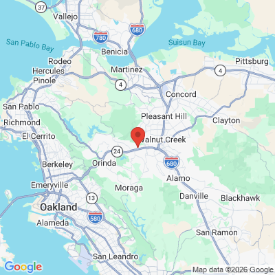 Map to  office in Lafayette, CA
