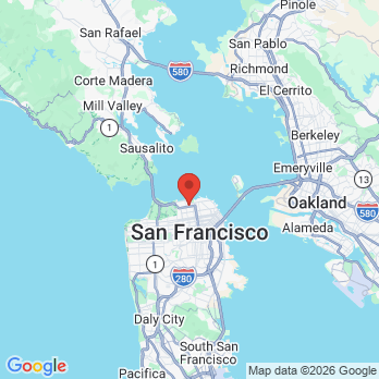 Map to Seedling Kids Dentistry office in San Francisco, CA