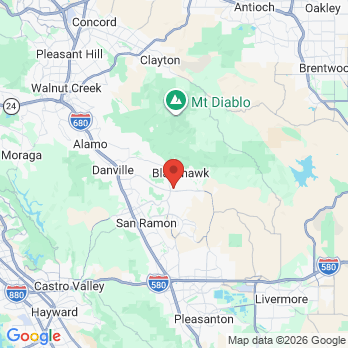 Map to Smiles N Braces office in Danville, CA