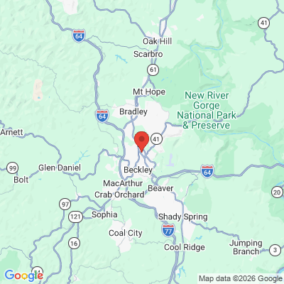 Map to  office in Beckley, WV