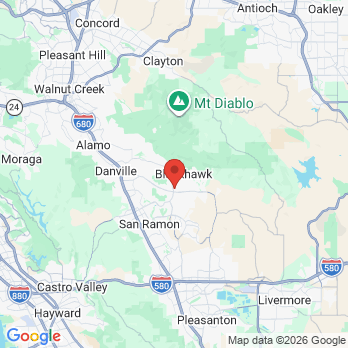 Map to Primary Office office in Danville, CA