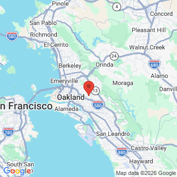 Map to Primary Office office in Oakland, CA