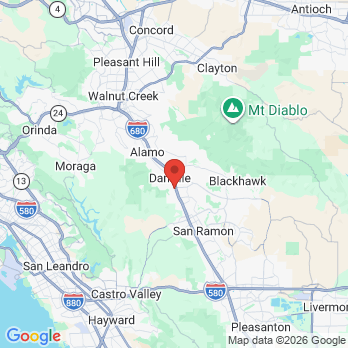 Map to New Era Dentistry office in Danville, CA