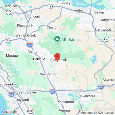 Map to  office in Danville, CA