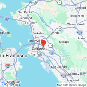 Map to Lakeshore Family Dentistry office in Oakland, CA