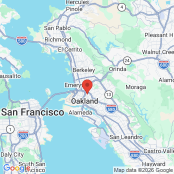 Map to TDL DENTAL GROUP office in Oakland, CA