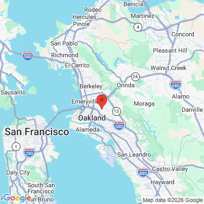 Map to Ballan D Tuck, DDS, Inc. office in Piedmont, CA
