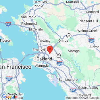 Map to Ballan D Tuck DDS Inc office in Piedmont, CA