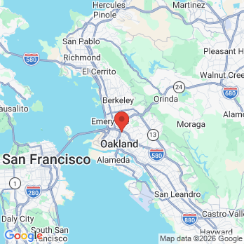 Map to Cynthia L. Cox, D.D.S., Inc. office in Oakland, CA
