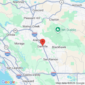 Map to Primary Office office in Danville, CA