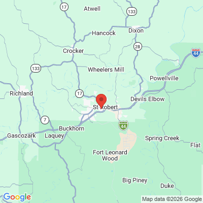 Map to  office in Waynesville, MO