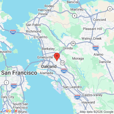 Map to  office in Piedmont, CA