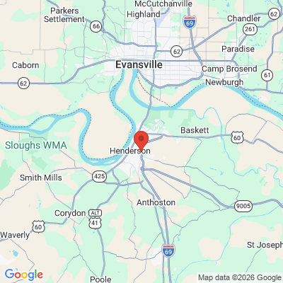 Map to  office in Henderson, KY