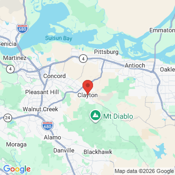 Map to The Grove Family Dentistry office in Clayton, CA