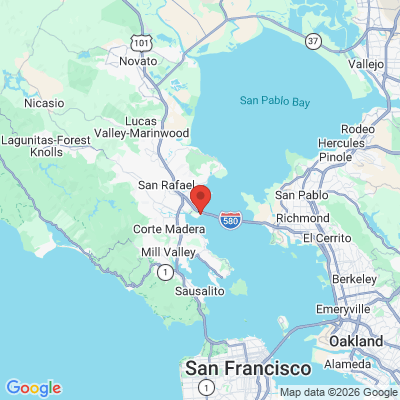 Map to  office in San Quentin, CA