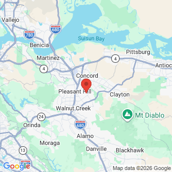 Map to Oakgrove dental  office in Concord, CA