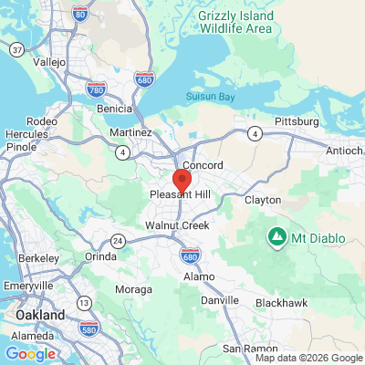 Map to  office in Pleasant Hill, CA