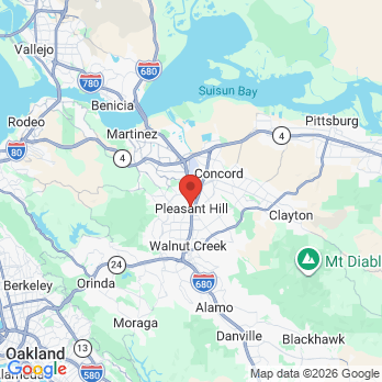 Map to Ronald Grafton, D.D.S. office in Walnut Creek, CA