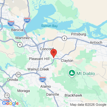 Map to Josh McCormick, DDS office in Concord, CA