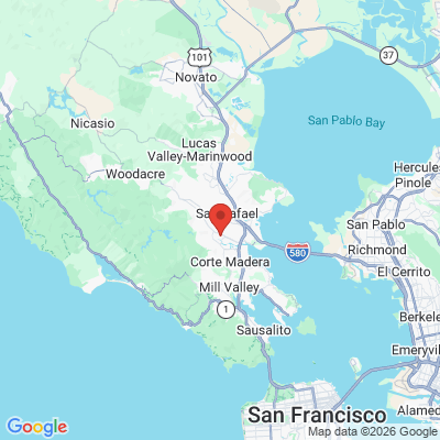 Map to  office in Greenbrae, CA