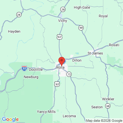 Map to  office in Rolla, MO