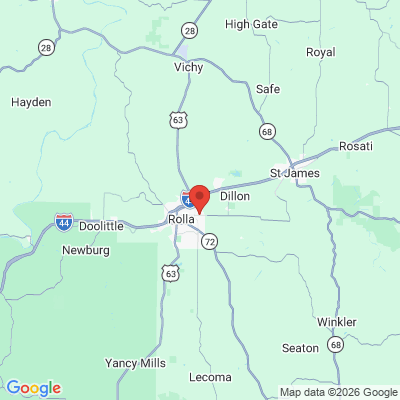 Map to  office in Rolla, MO