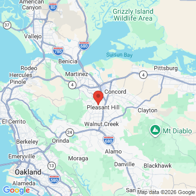 Map to  office in Pleasant Hill, CA