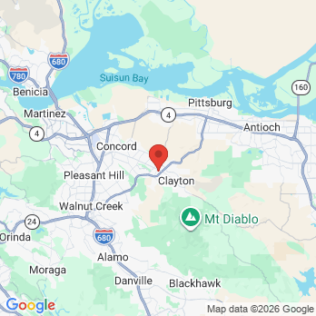 Map to Dr. Bita L. Matin, DDS office in Concord, CA