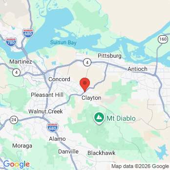 Map to Dr. Christina Mason office in Clayton, CA