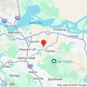 Map to Dr. Marivic R. Angeles, DDS office in Concord, CA