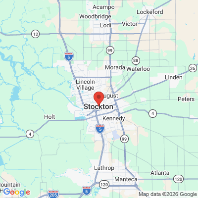 Map to  office in Stockton, CA