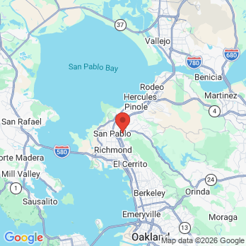 Map to Allied Dentistry office in San Pablo, CA